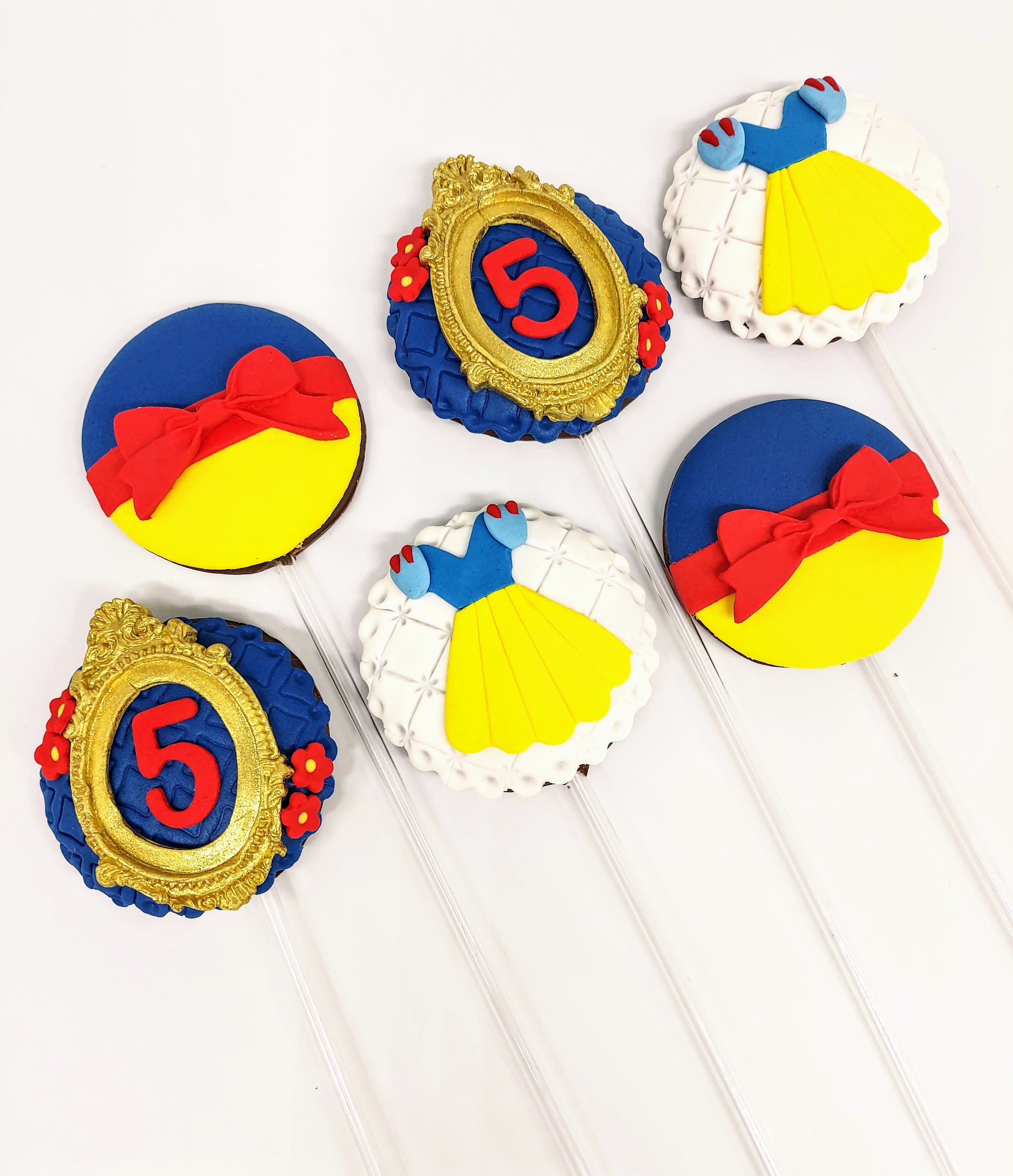 Pirulito de chocolate Branca de Neve