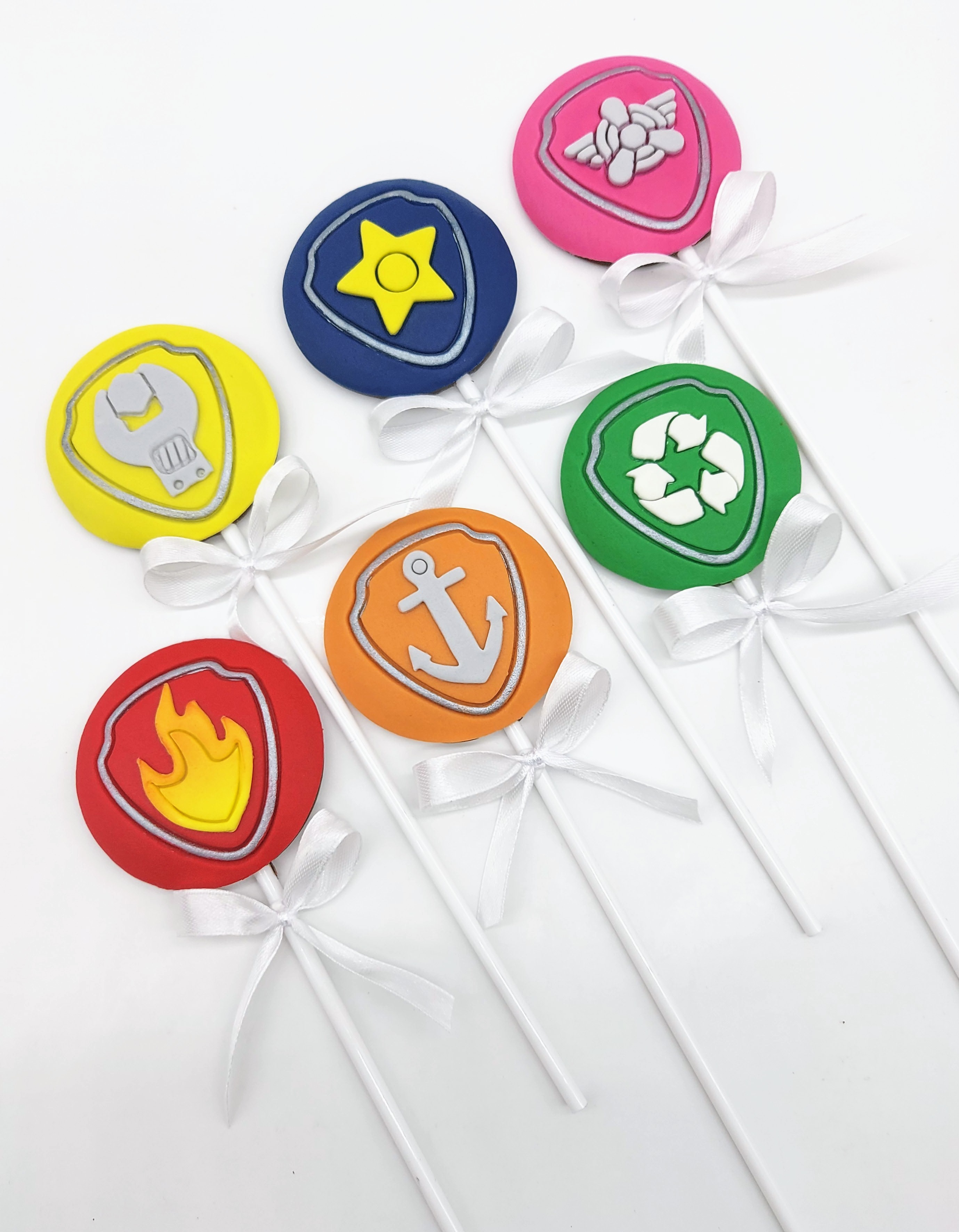 Pirulito de chocolate Patrulha Canina