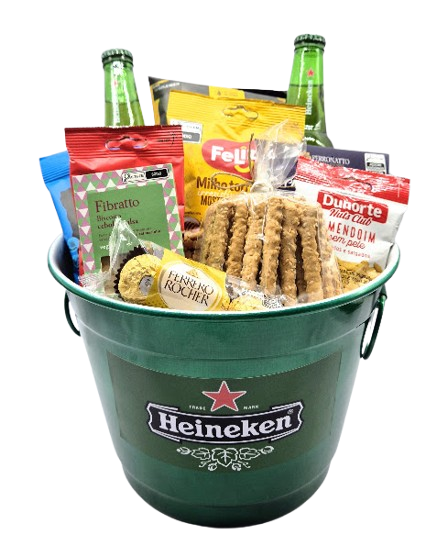 Balde de cerveja Heineken