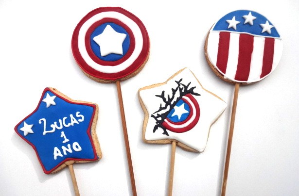 Biscoito Capitão América