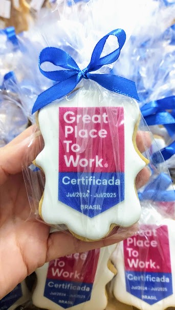 Biscoito Corporativo Retangular