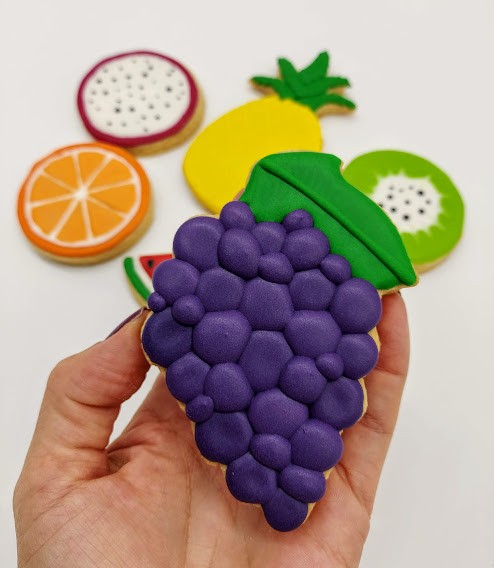 Biscoito decorado Frutas