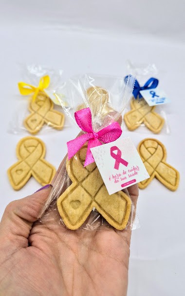 Biscoito Outubro rosa, Novembro azul, setembro amarelo