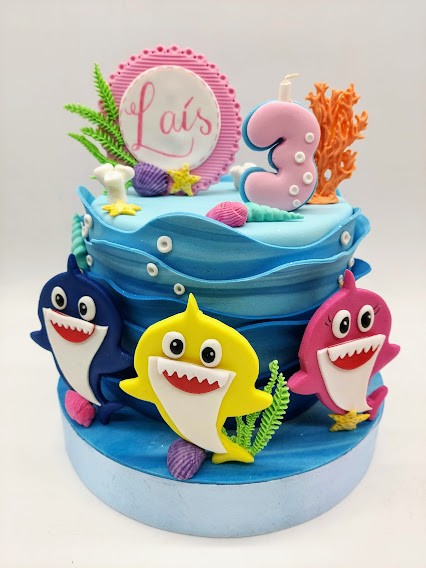 Bolo P Baby Shark