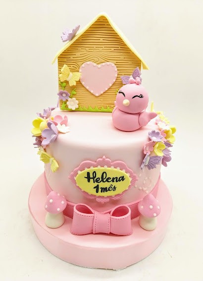 Mini Bolo Passarinho