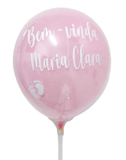 Balão Bubble 10" Personalizado 