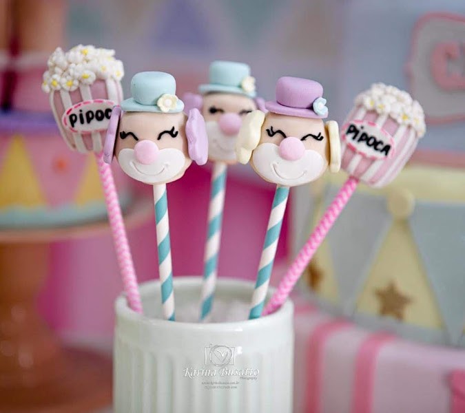 Cake pop Circo Rosa