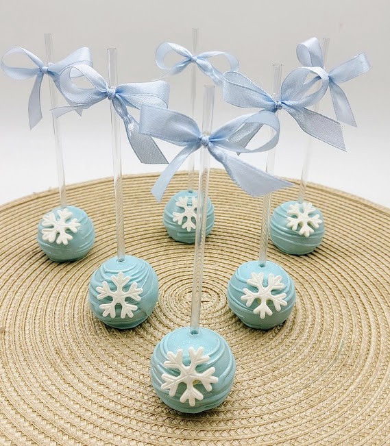 Cake Pop Floco Gelo