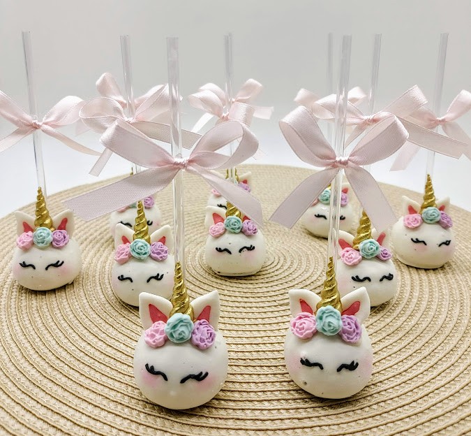 cake pop unicórnio