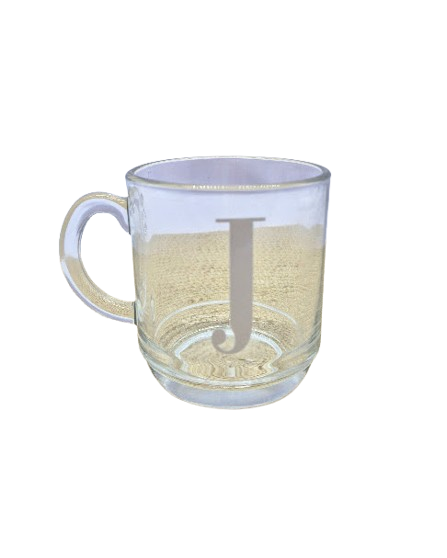 Caneca Vidro c/ Inicial
