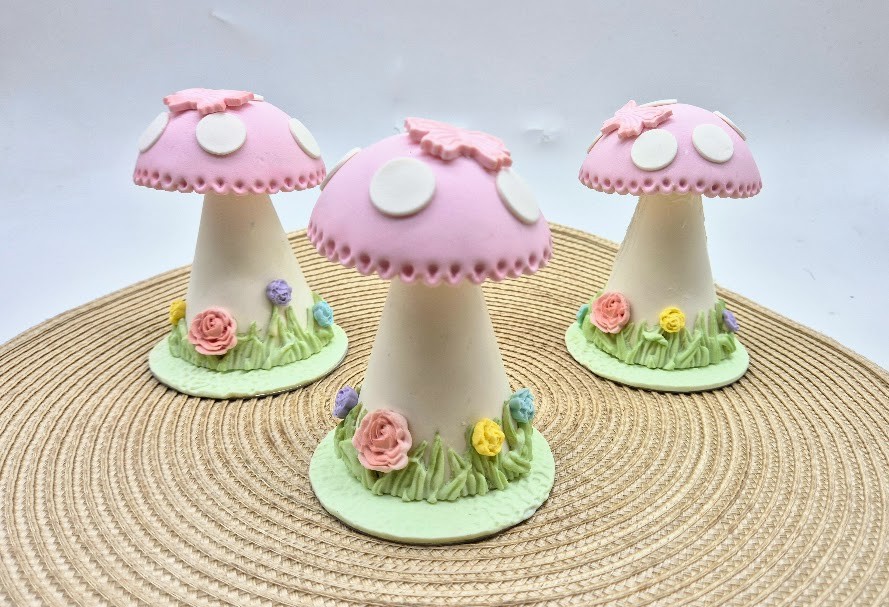 Cone trufado cogumelo