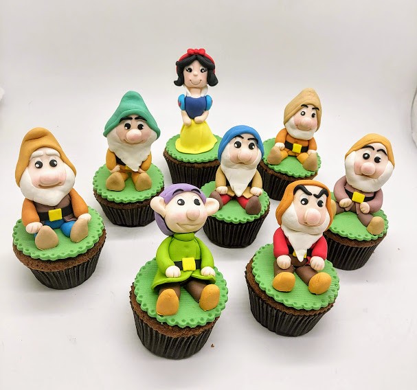 Cupcake 3D Branca de Neve