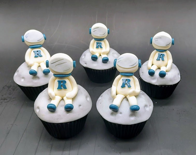 Cupcake Astronauta 3D