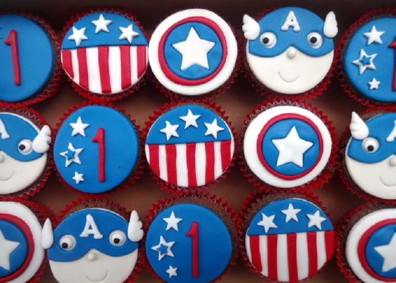 Cupcake Capitão América