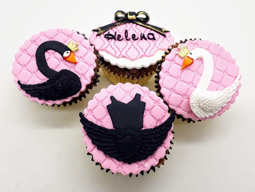 Cupcake Cisne Negro