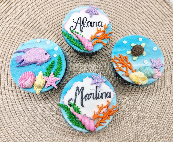 Cupcake Fundo do Mar
