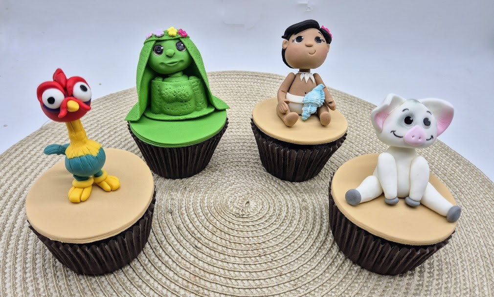 Cupcake 3D Moana