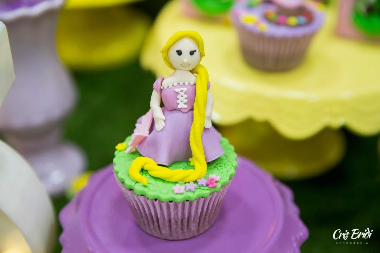 Cupcake 3D Rapunzel