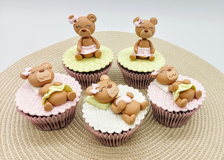 Cupcake 3D Ursinha