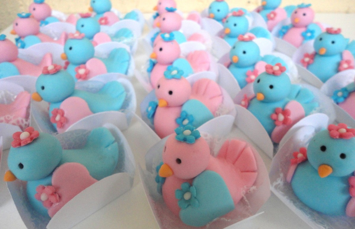 Docinho modelado Passarinho 