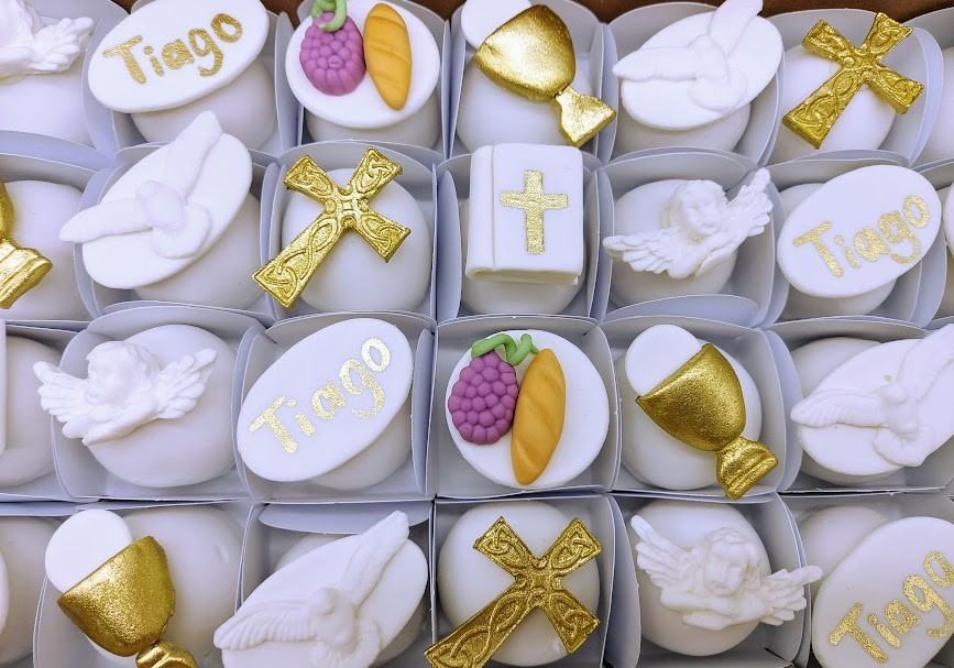 Docinho Glaceado Eucaristia