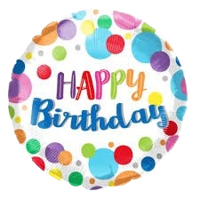 Balão Metalizado de Aniversário