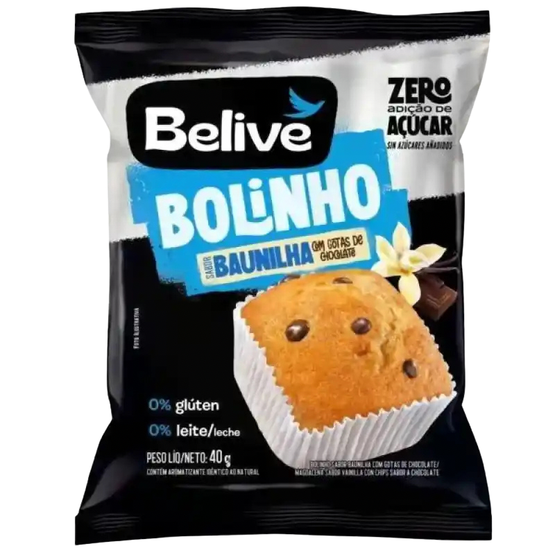 Bolinho sem glúten e sem lactose 