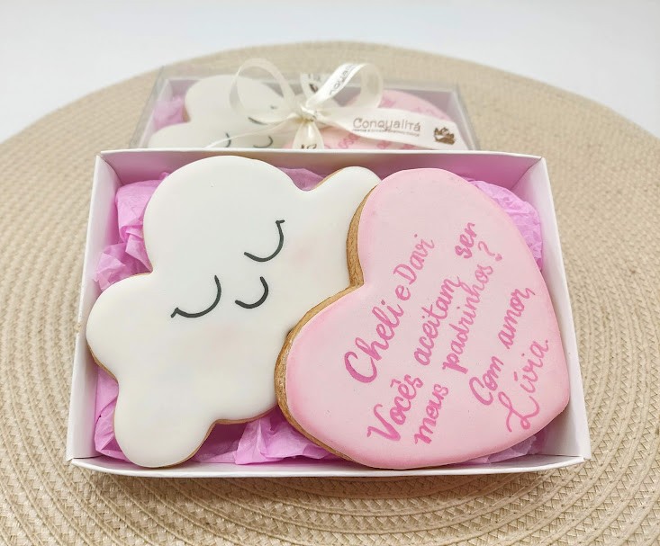 Kit 2 Biscoitos Padrinho