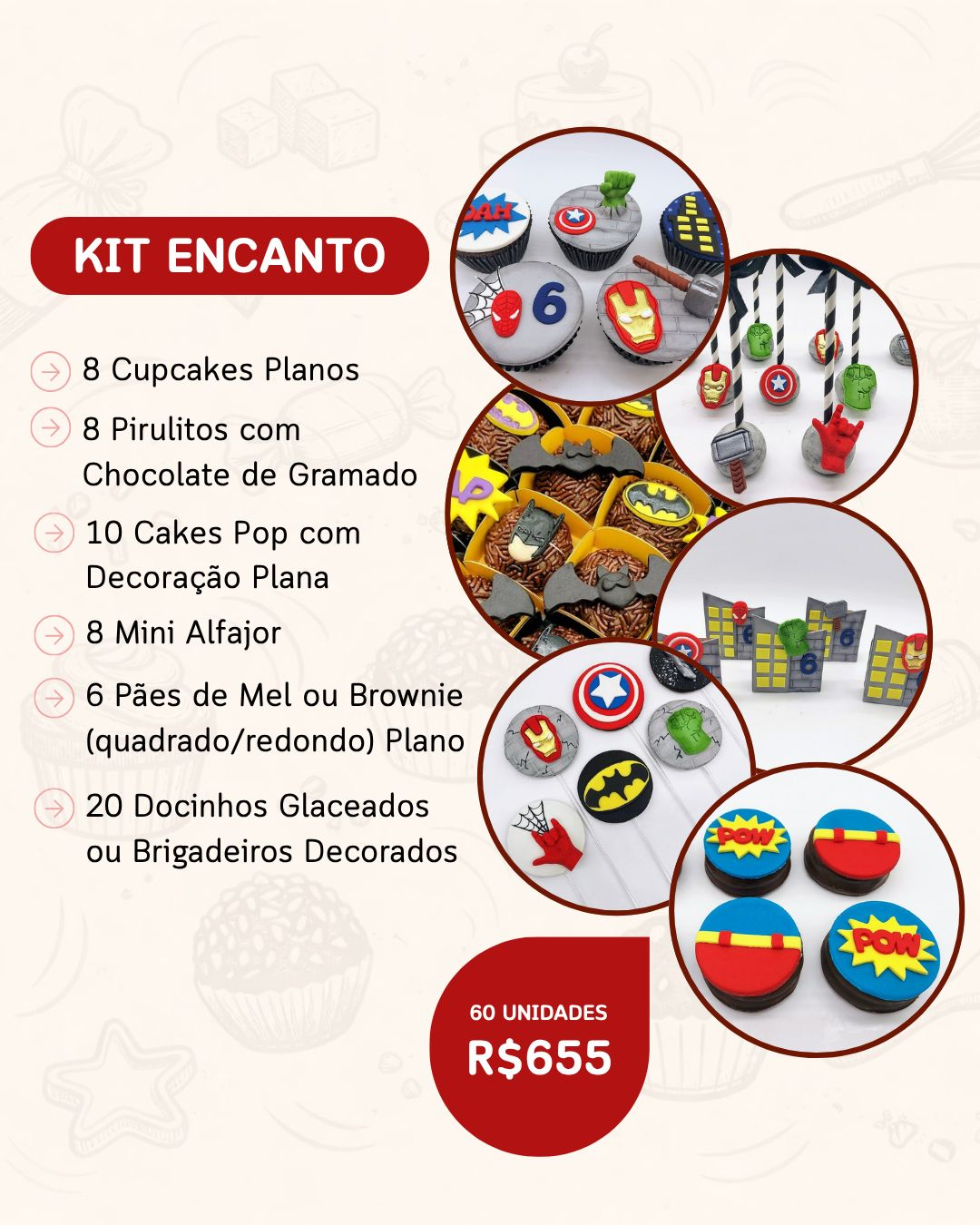 Kit Doces Encanto