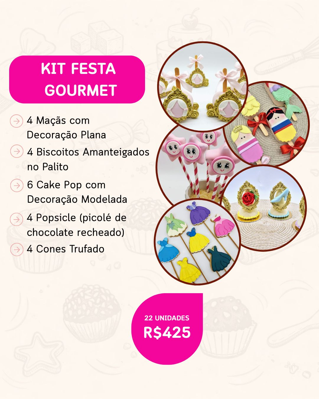 Kit Doces Festa Gourmet