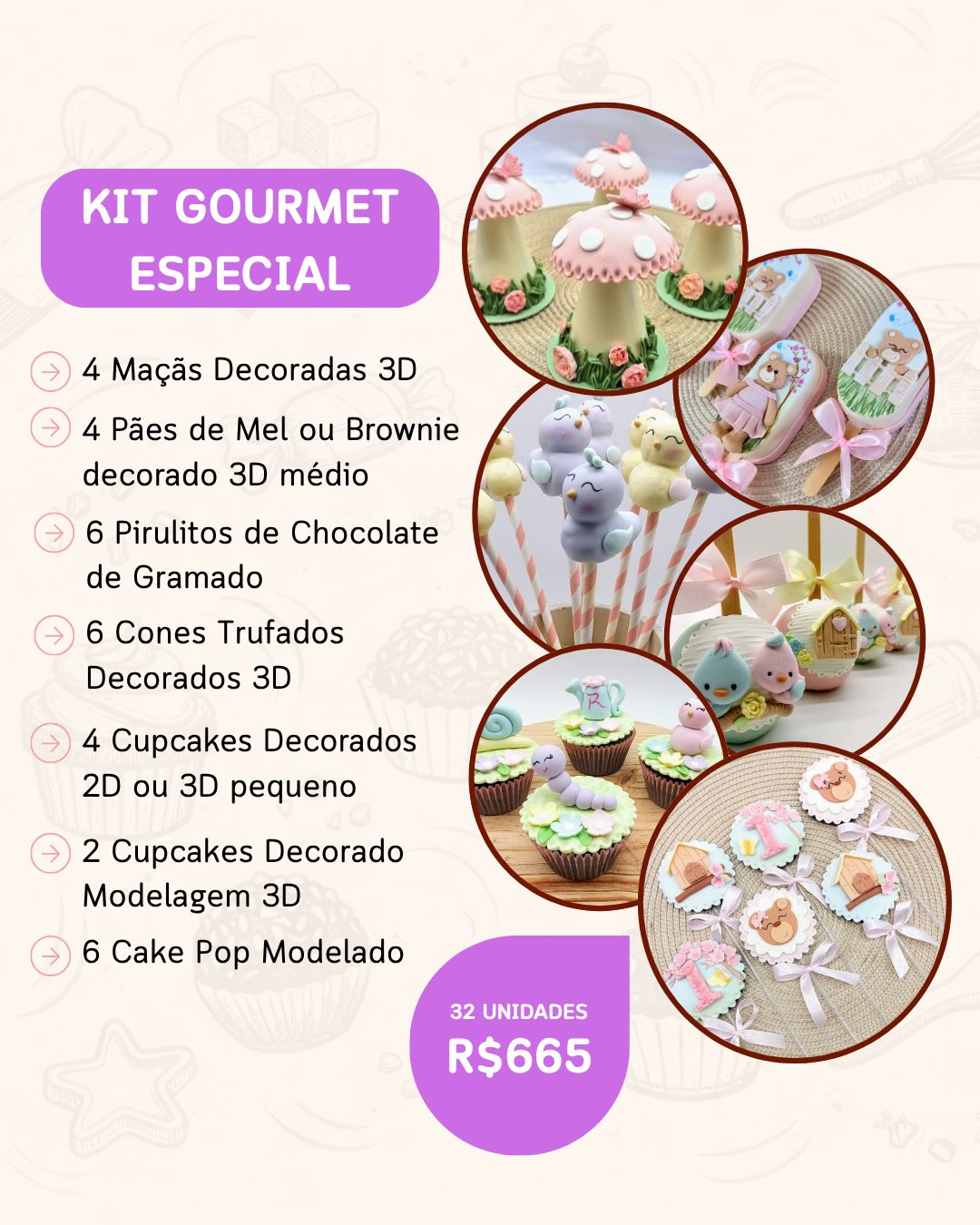 Kit Doces Festa Gourmet Especial