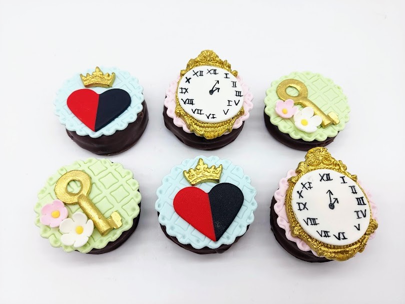 Mini Alfajor Alice no país das maravilhas