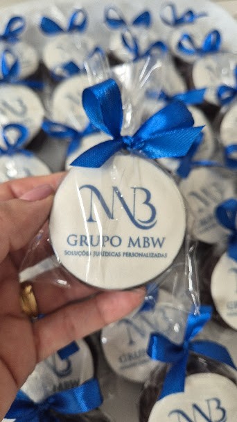 Mini Alfajor Logomarca