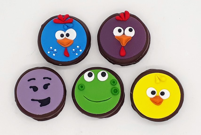 Mini Alfajor Galinha Pintadinha