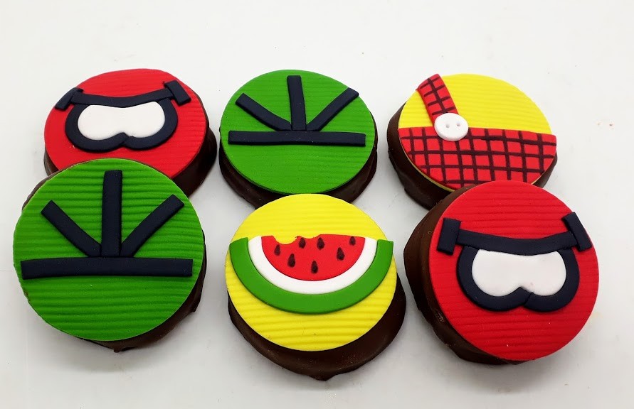 Mini alfajor Turma da Mônica