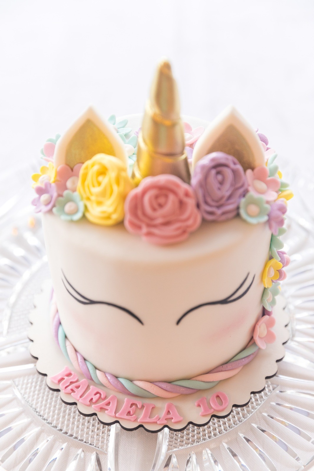 Mini Bolo Unicórnio