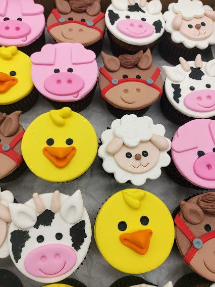 Mini cupcake Fazendinha