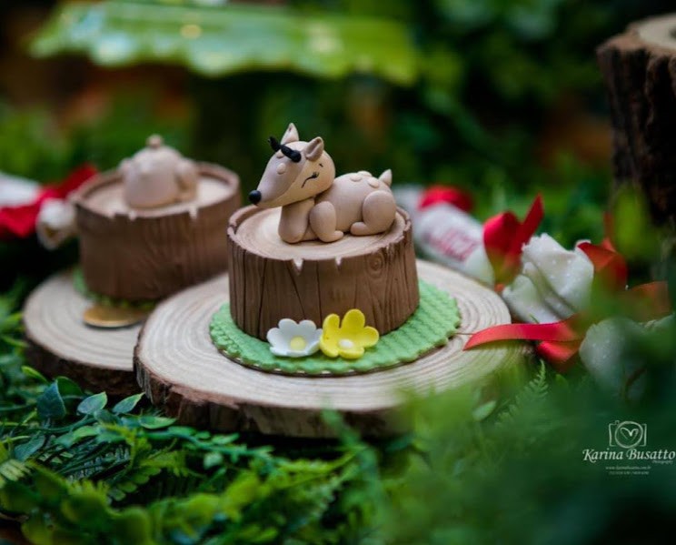 Pão de Mel Bosque Bichos 3D