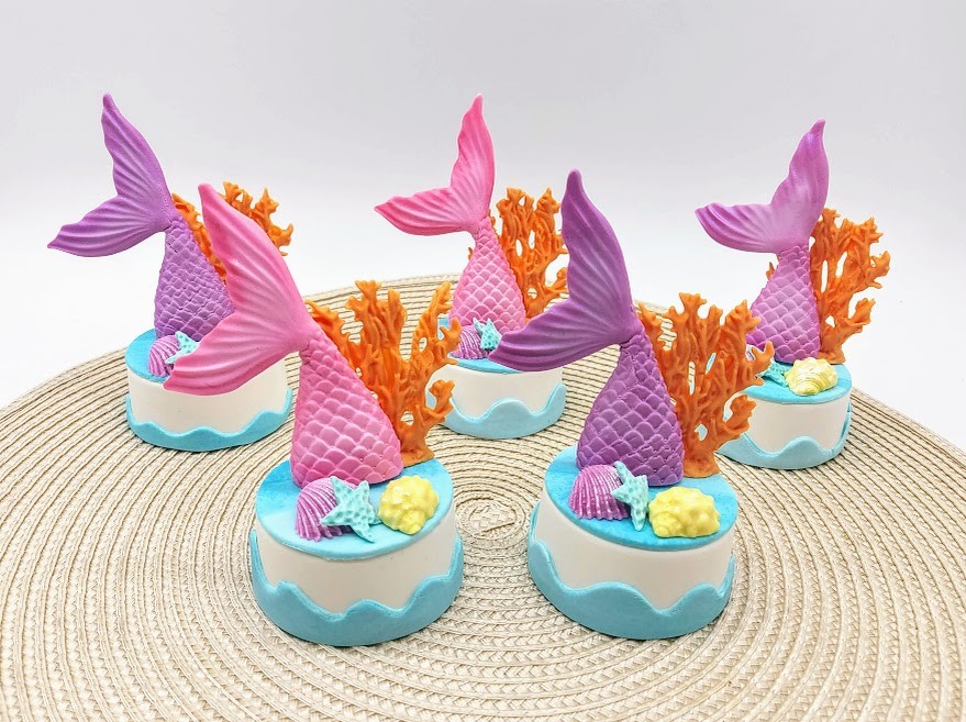 Pão de Mel Sereia Rabo 3D