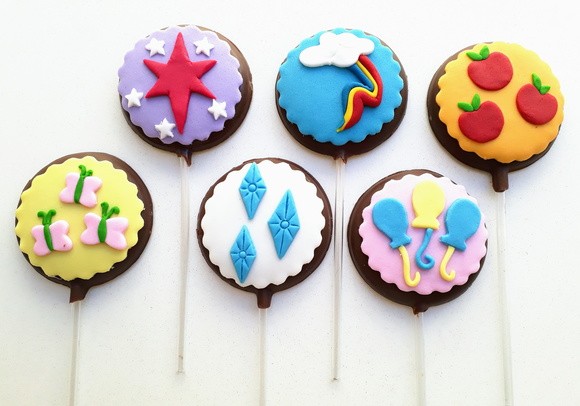 Pirulito de chocolate My Little Pony
