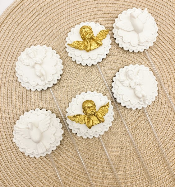 Pirulito de chocolate Batizado