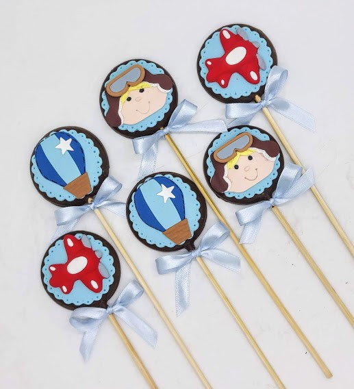 Pirulito de chocolate Aviador