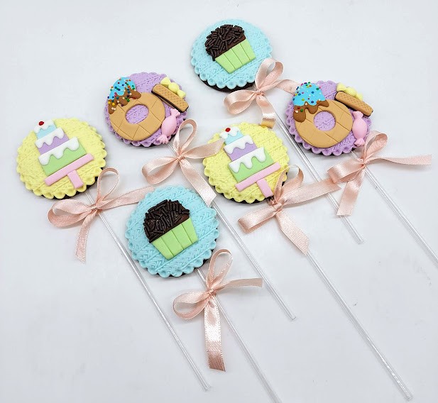 Pirulito de chocolate Confeitaria