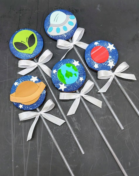 Pirulito de chocolate Extraterrestre