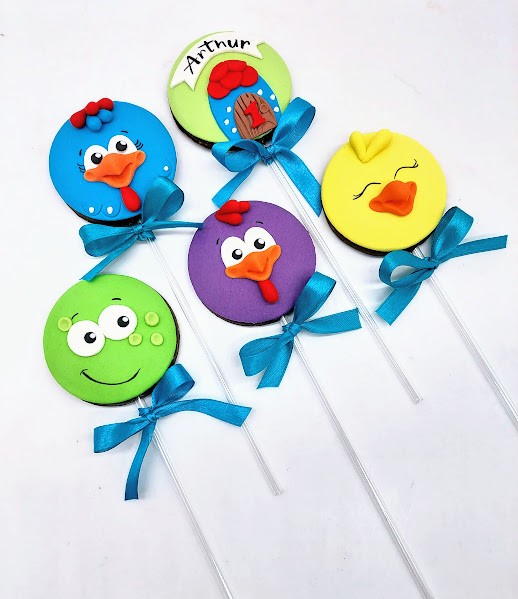 Pirulito galinha pintadinha