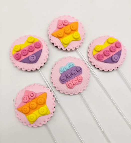 Pirulito de chocolate Pop it