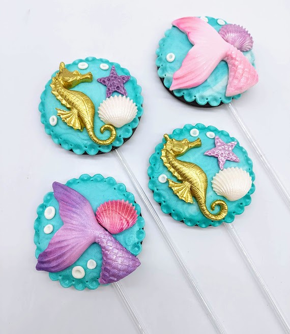 Pirulito de chocolate Sereia