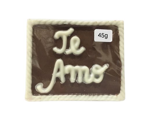 Placa de chocolate TE AMO 45g 