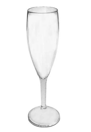 Taça para espumante em acrílico