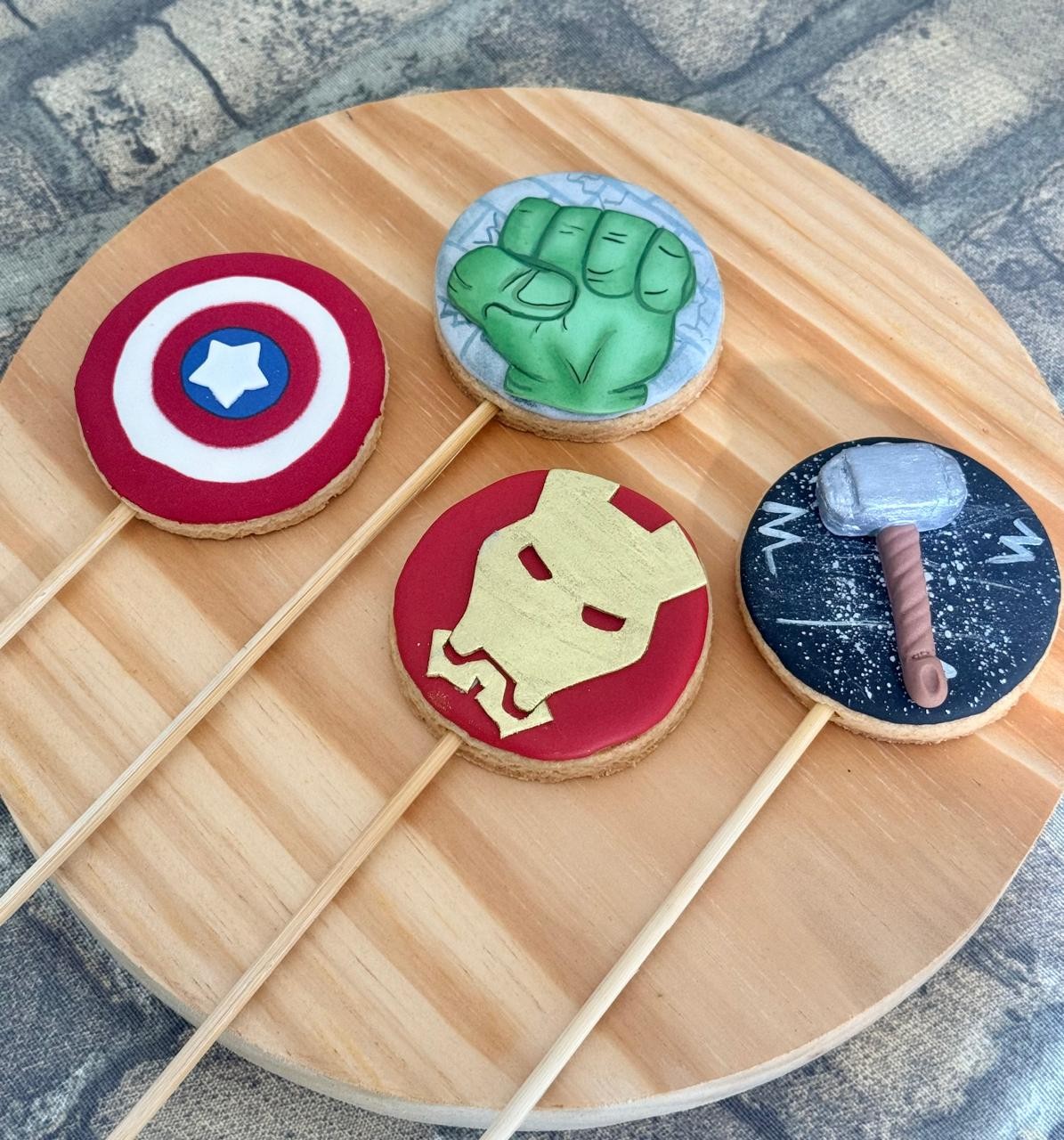 Biscoito Super Heróis